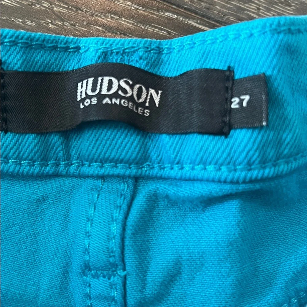 Hudson Jeans Teal Denim Shorts
